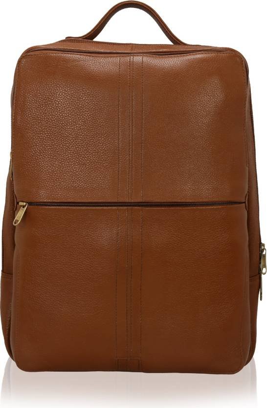 Tan Structured Backpack