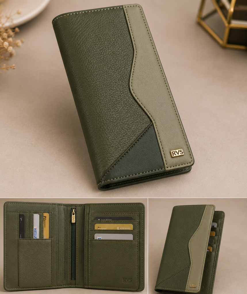 Ollive Green Wallet- 2