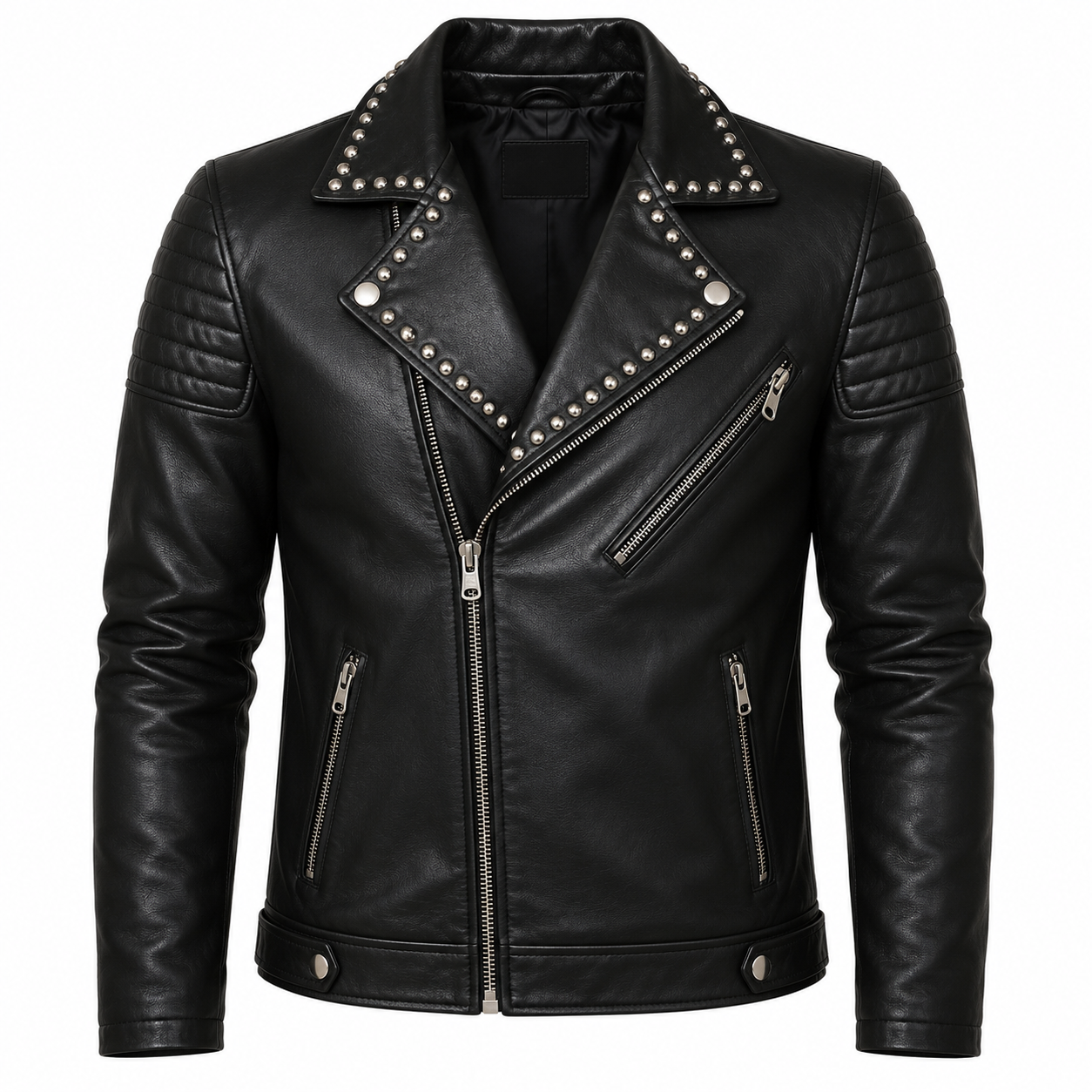 Men’s Black Leather Jackets 4