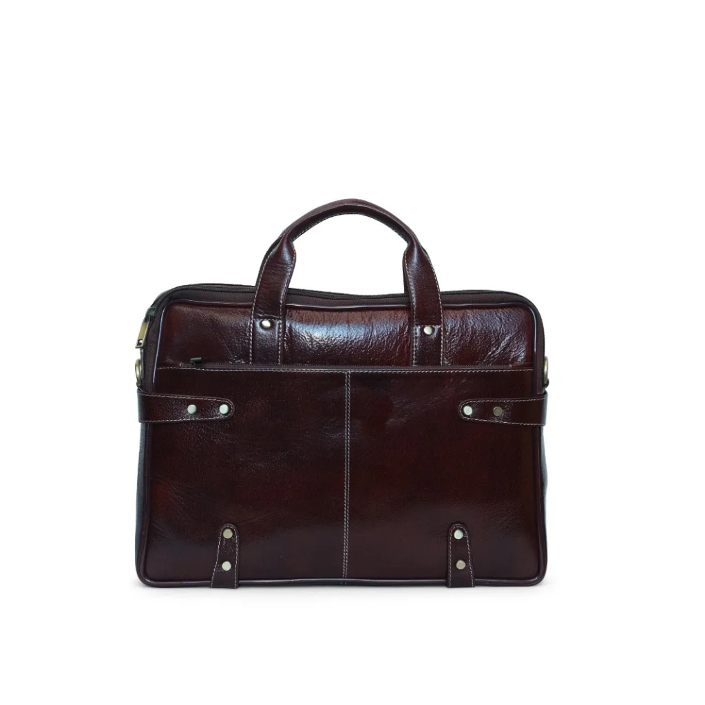 dark brown leather laptop bag (2)