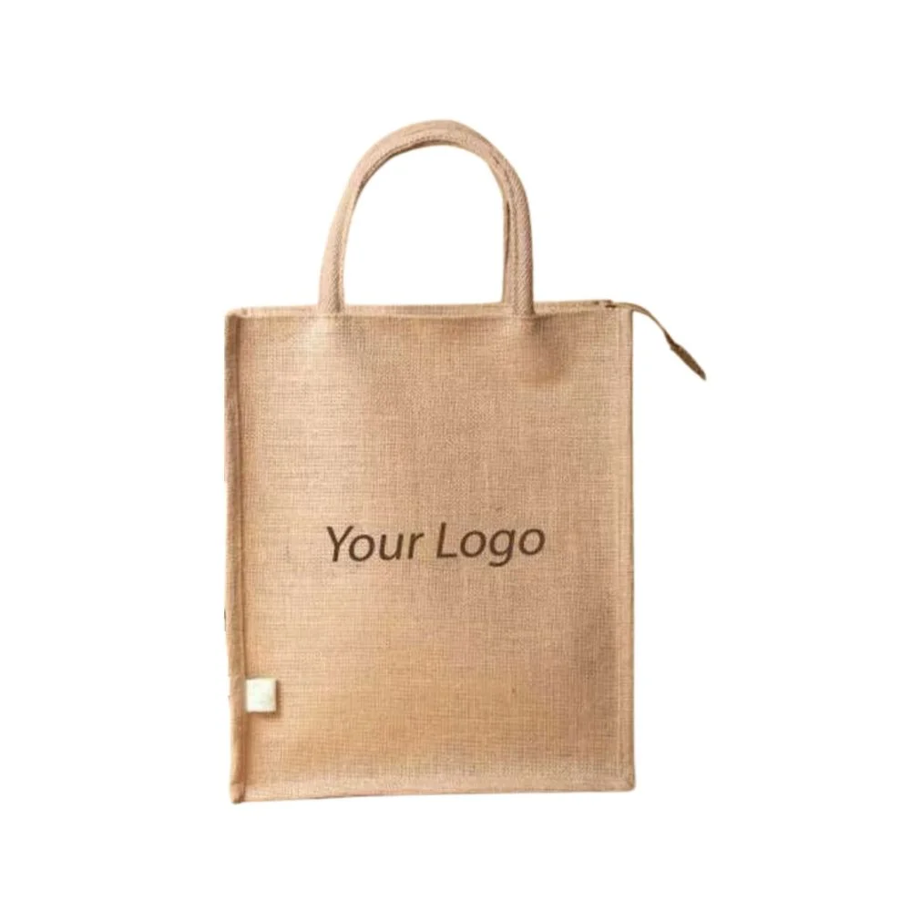 trendy jute tote