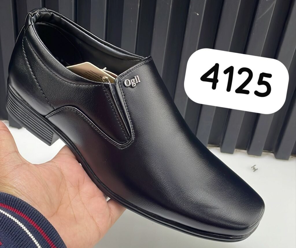 Premium Black Formal Slip-Ons