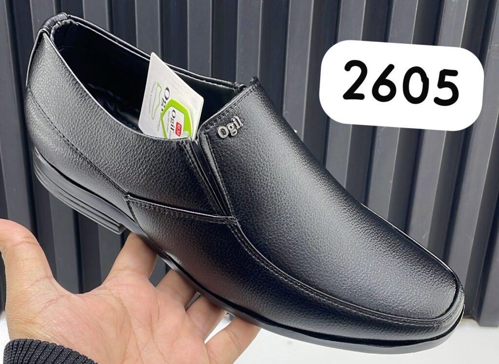 Classic Black Slip-On Shoes