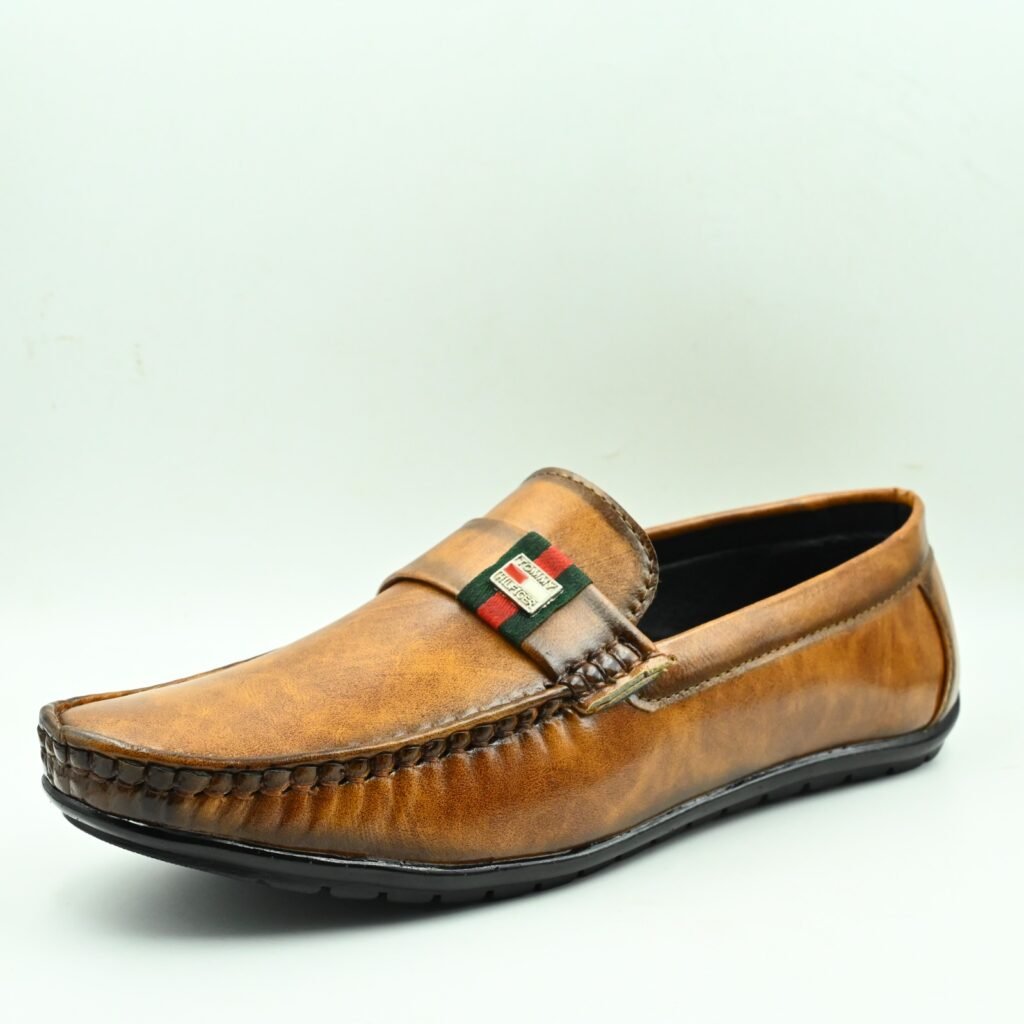 Tan Leather Penny Loafers