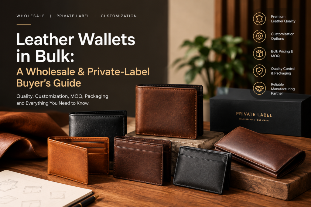 Leather Wallets in Bulk: A Wholesale & Private-Label Buyer's Guide