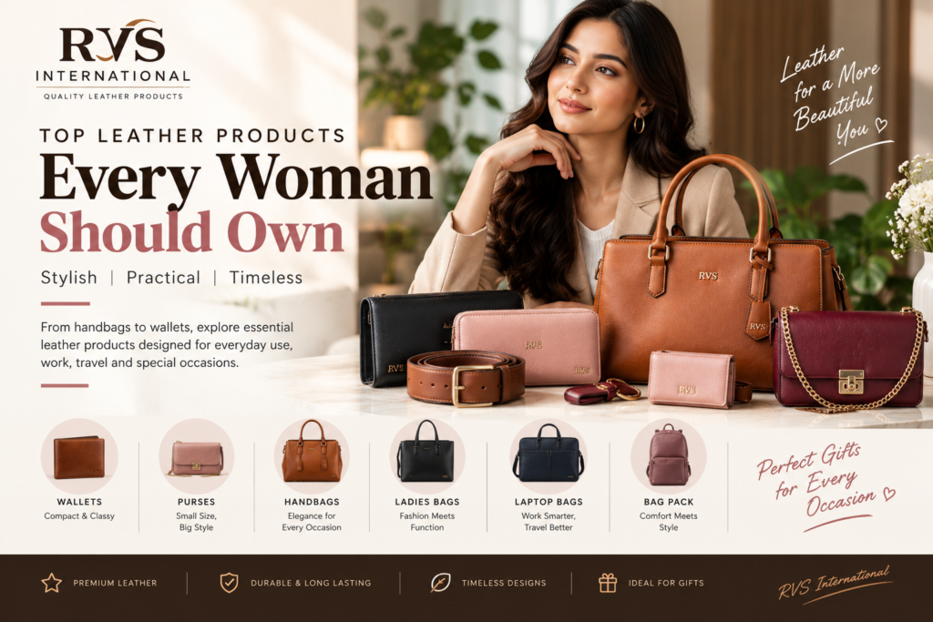 Leather Products for Women: Stylish Everyday Essentials, leather products for women