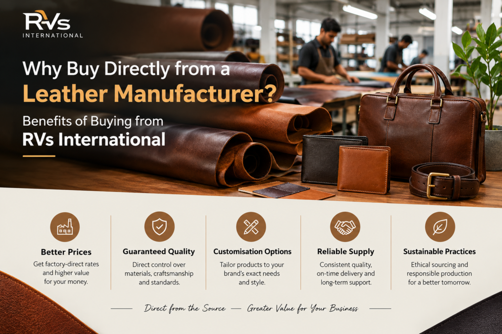 Why Buy Directly from a Leather Manufacturer? Benefits of Buying from RVs International