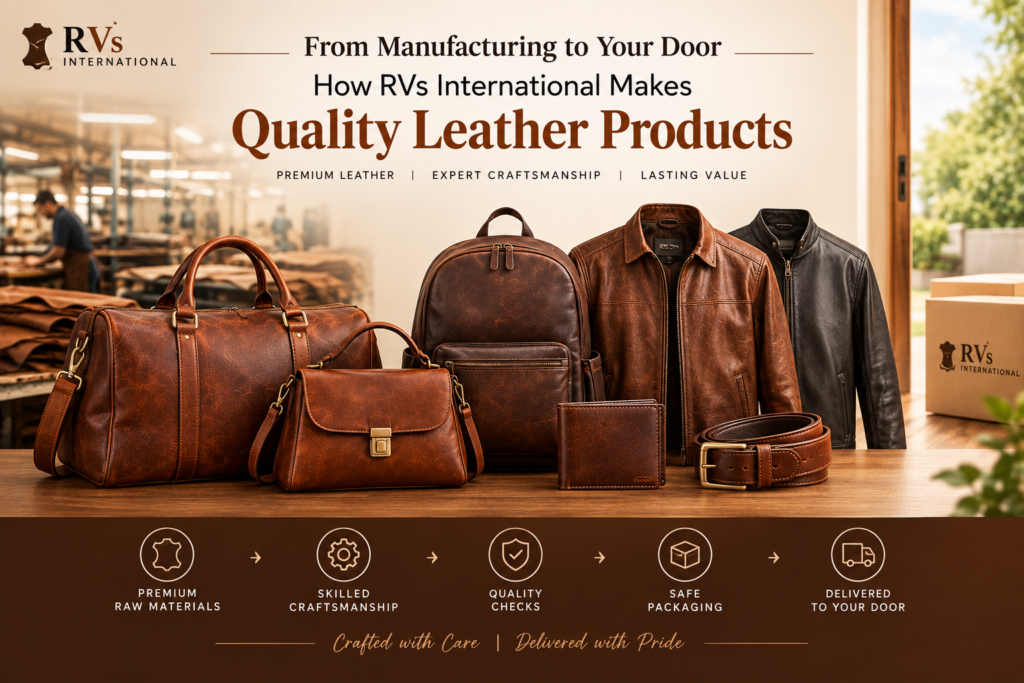 From Manufacturing to Your Door: How RVs International Makes Quality Leather Products